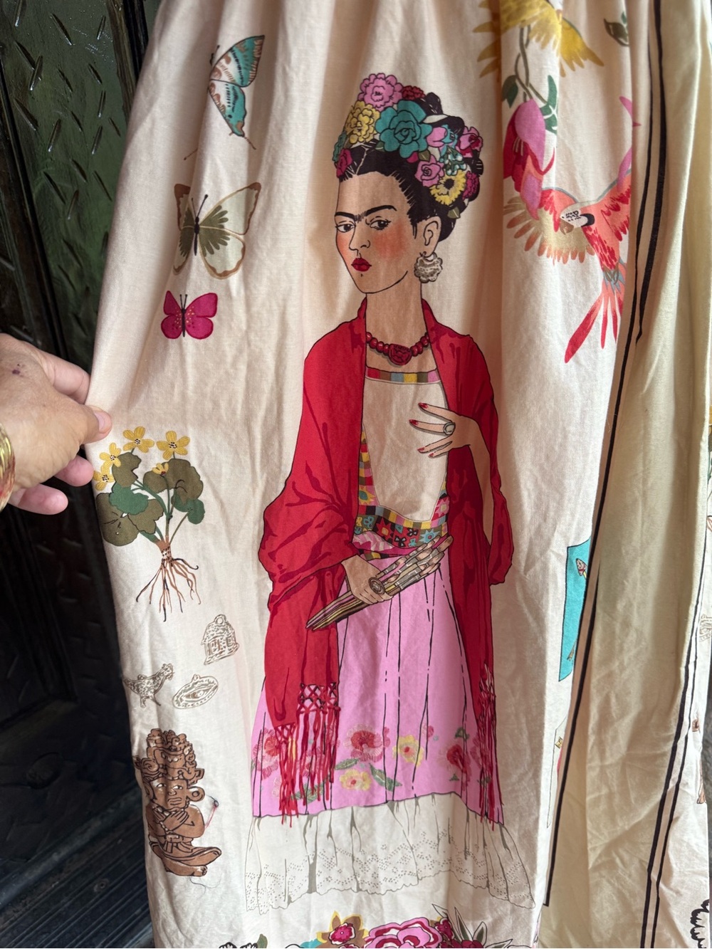 Frida Kahlo Inspired Maxi Dress - Picture 5 of 8